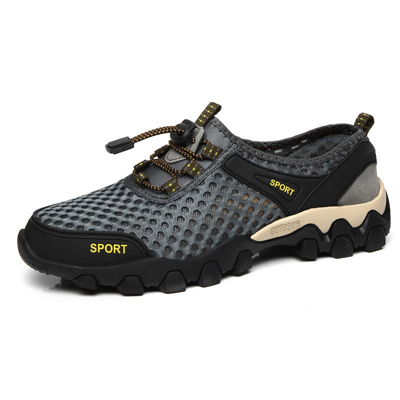 Men's Summer Lightweight Breathable Mesh Hiking Wading Shoes Teemdrop