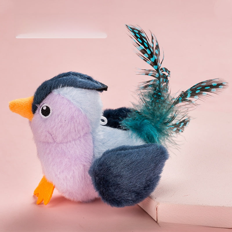 Plush Sound Cat Toy for Play and Entertainment