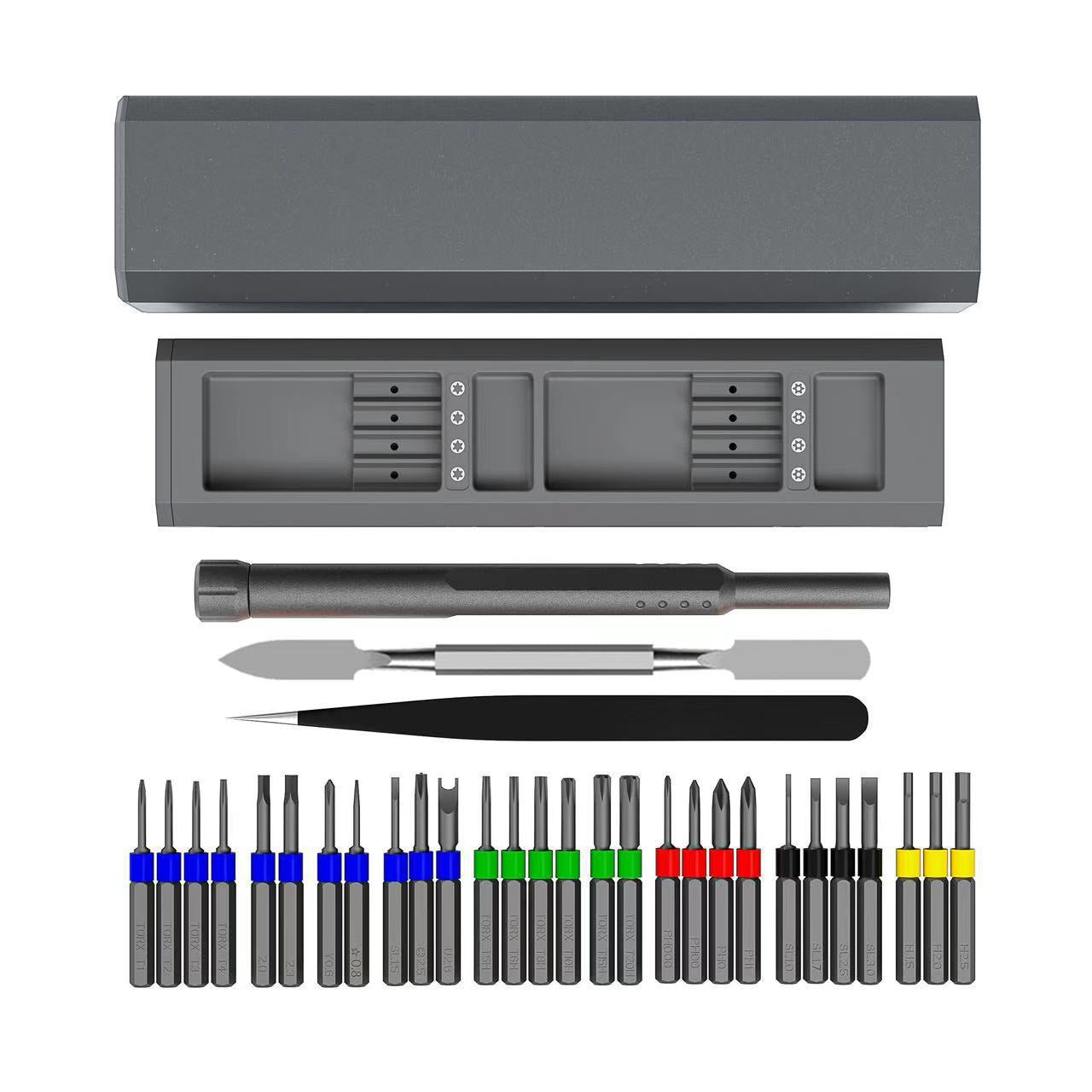 Electric Screwdriver Set with Multiple Bits for Electronics Repair