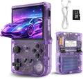 Retro Handheld Game Console with 2100+ Built-in Games, 64GB TF Card, 3.5-Inch IPS Display, Joystick and Trigger Buttons, Tempered Glass Screen, 2000mAh Battery Amazon