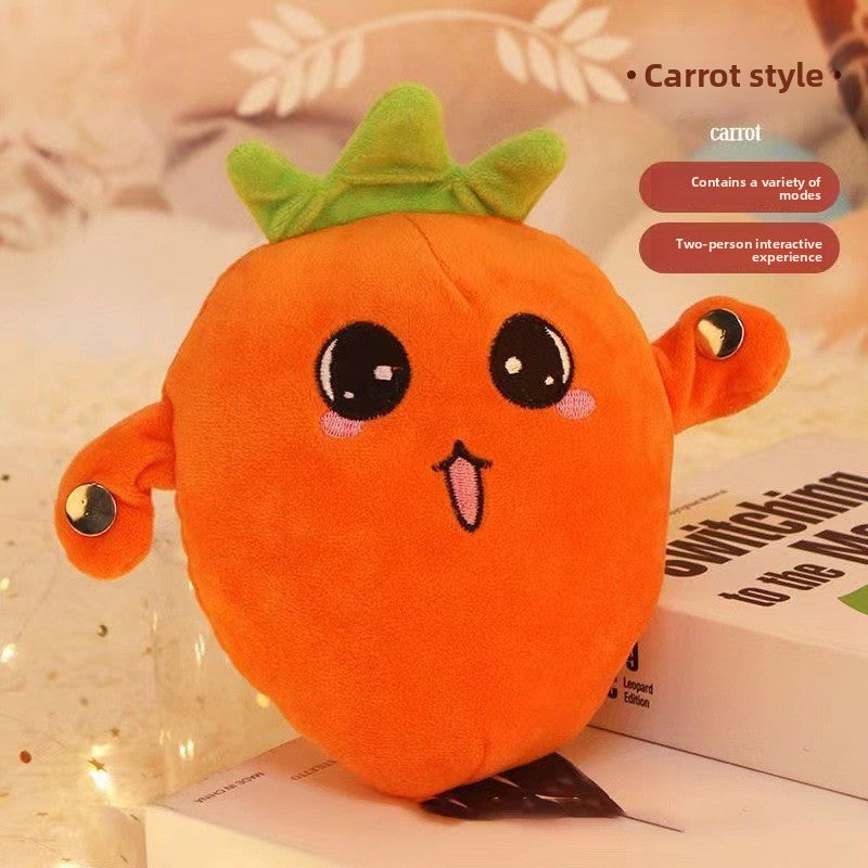 Interactive Fruit Plush Toy with Music