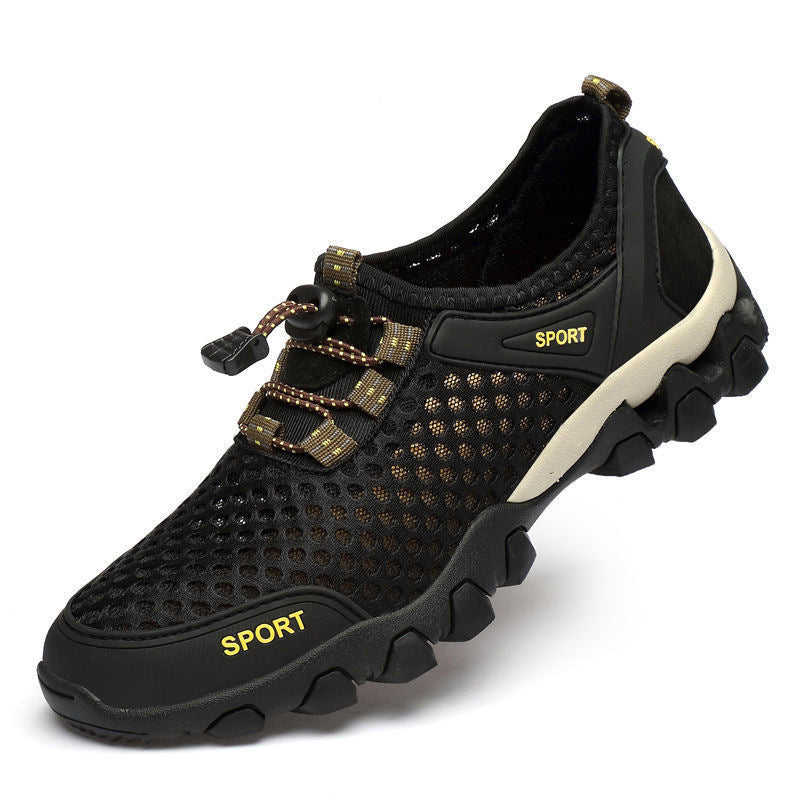 Men's Summer Lightweight Breathable Mesh Hiking Wading Shoes Teemdrop