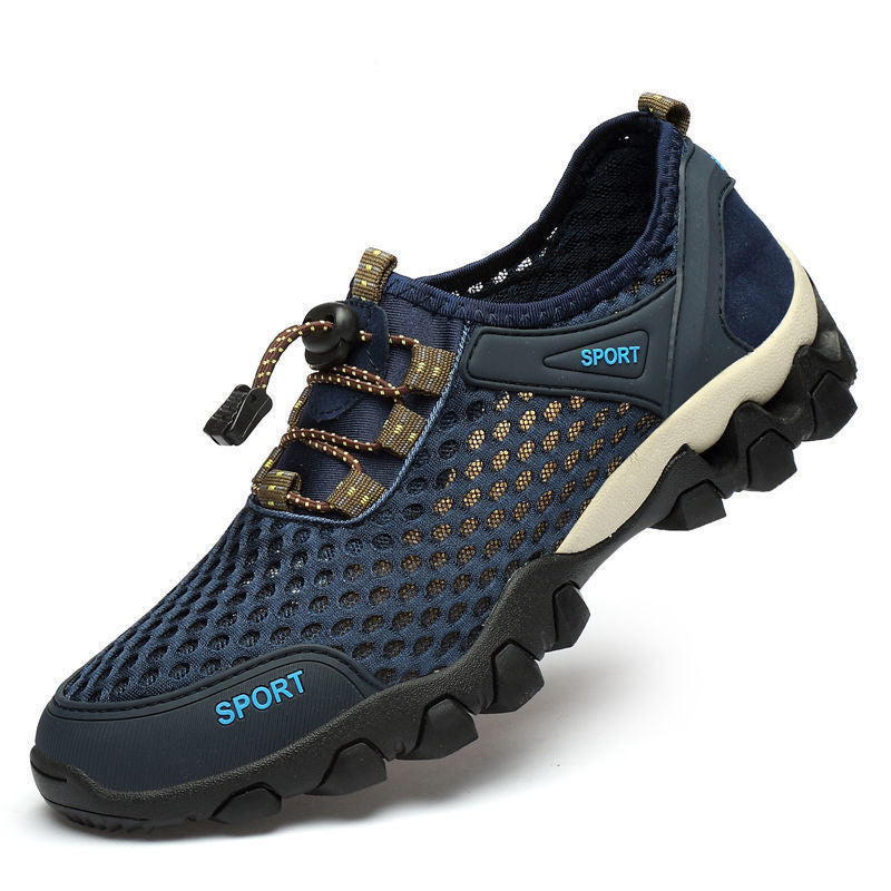 Men's Summer Lightweight Breathable Mesh Hiking Wading Shoes Teemdrop