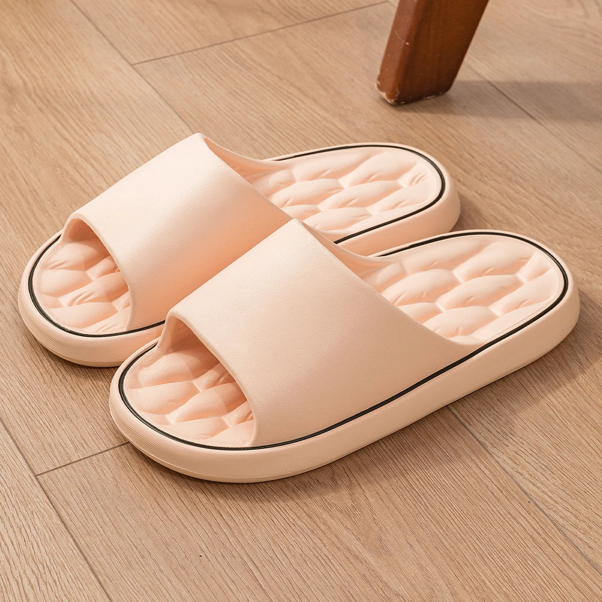 Summer Slippers Soft Non-slip Sole Cloud Sandals for Home Beach Indoor Outdoor