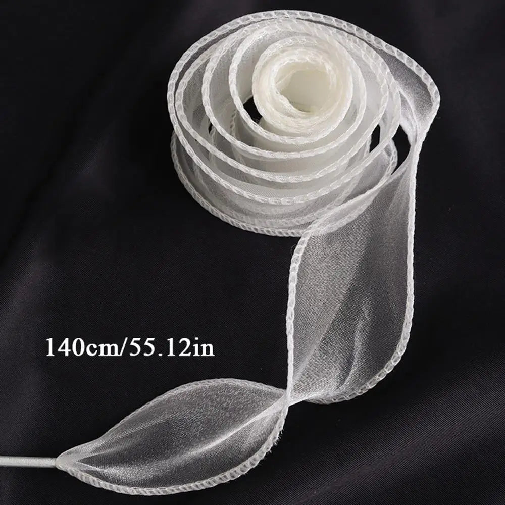 Fairy Ruffle 4CM breiter flacher Schnürsenkel für Turnschuhe 140cm lang Organza-Band Schuhbänder Turnschuhe Sportschuhe Schnürsenkel