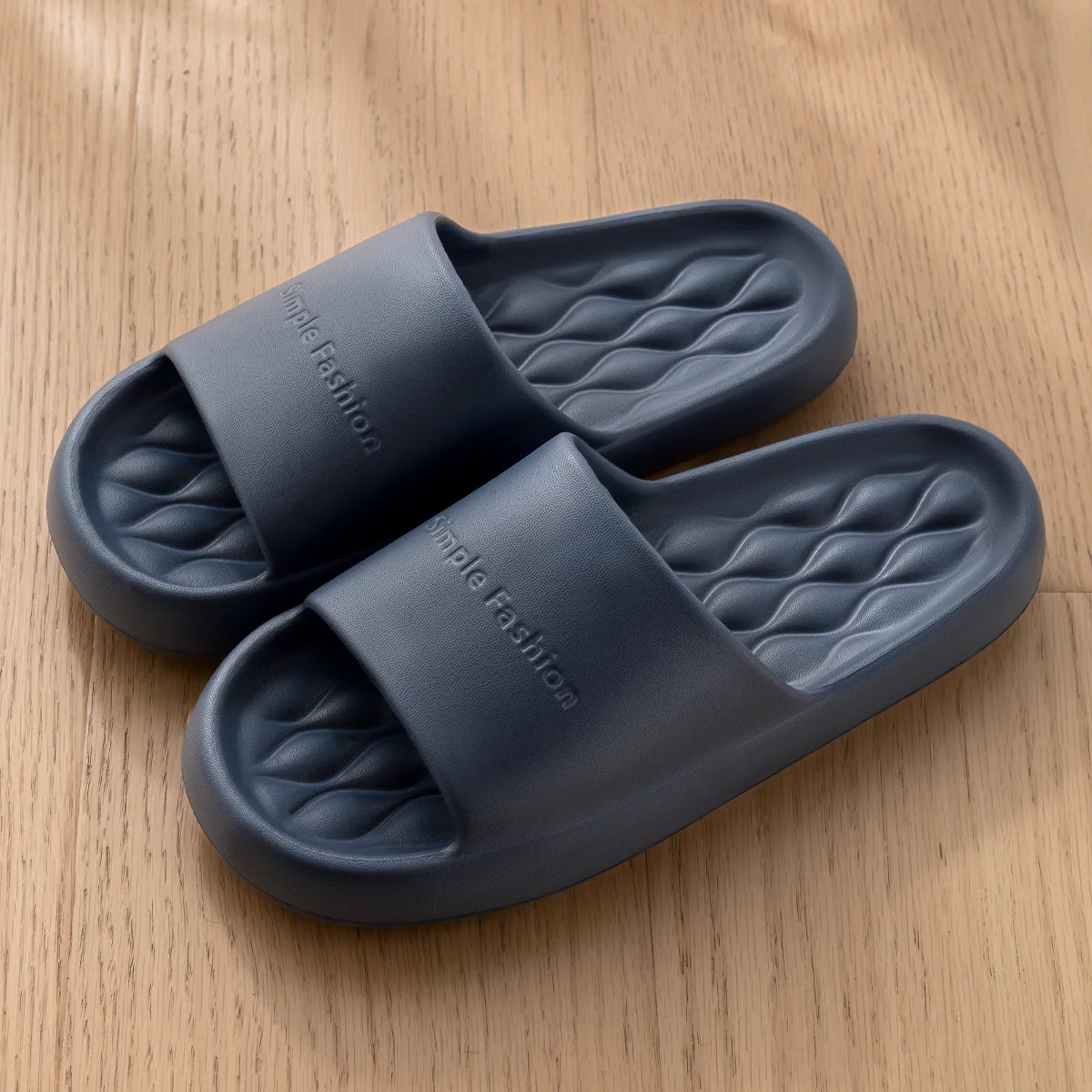 Summer Slippers Soft Non-slip Sole Cloud Sandals for Home Beach Indoor Outdoor