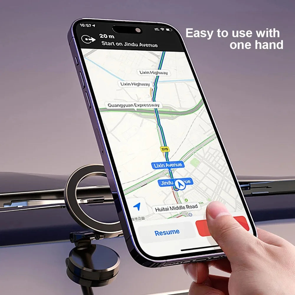 Magnetic Car Phone Holder For Vehicles Mobile Support For Magsafe  Car Cell Phone Holder in Car For phone 15 14 13 Pro Max Plus
