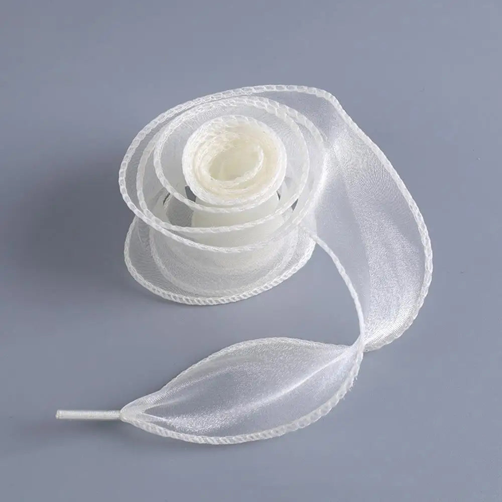 Fairy Ruffle 4CM widen Flat Shoelace for Sneakers Shoelaces 140cm Long Organza Ribbon Shoes Laces Sneakers Sport Shoes Strings