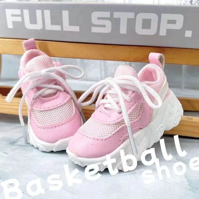 60CM Doll Basketball Shoes 1/3 BJD Sneakers SD Doll Accessories Fashion Casual Shoes Black White Multicolor Shoes Dress Up Doll