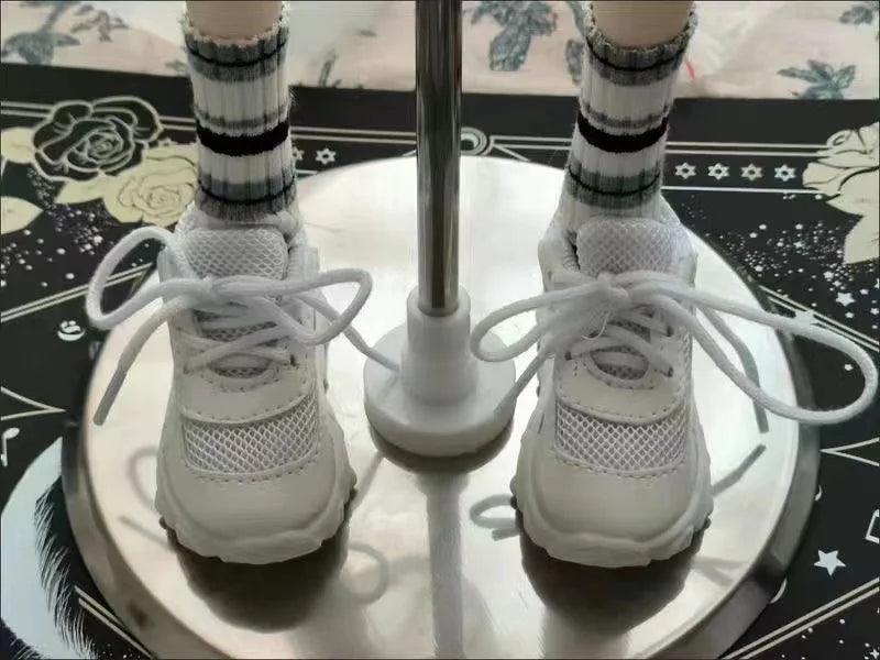 60CM Doll Basketball Shoes 1/3 BJD Sneakers SD Doll Accessories Fashion Casual Shoes Black White Multicolor Shoes Dress Up Doll