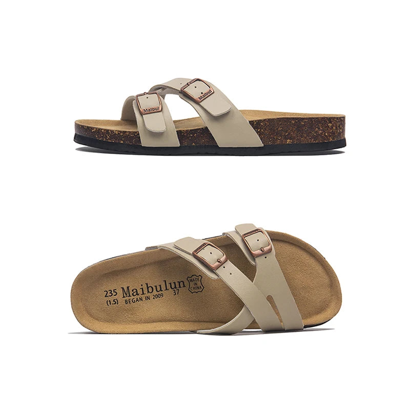 Classic Casual Buckle Comfortable Breathable Slippers