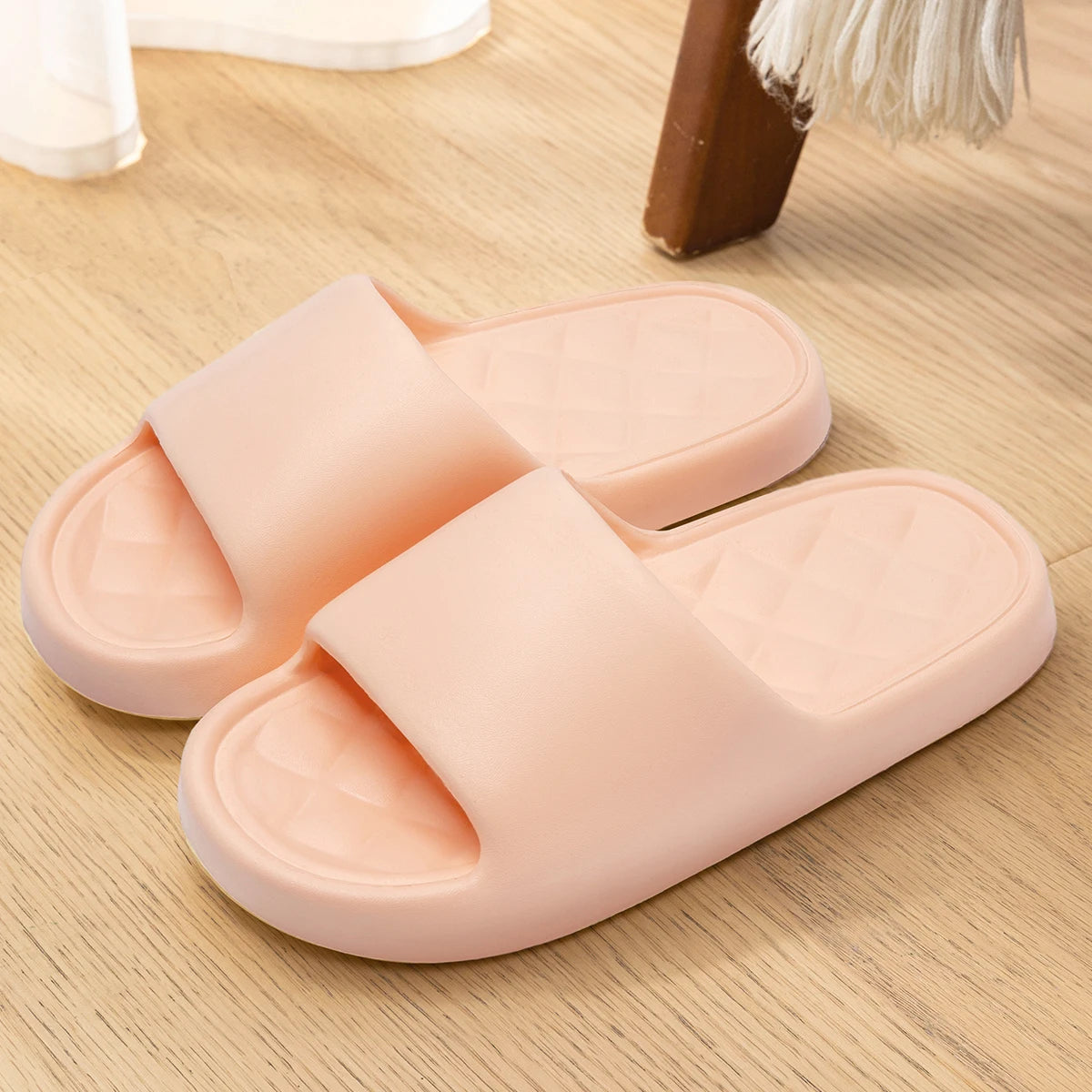 Summer Slippers Soft Non-slip Sole Cloud Sandals for Home Beach Indoor Outdoor