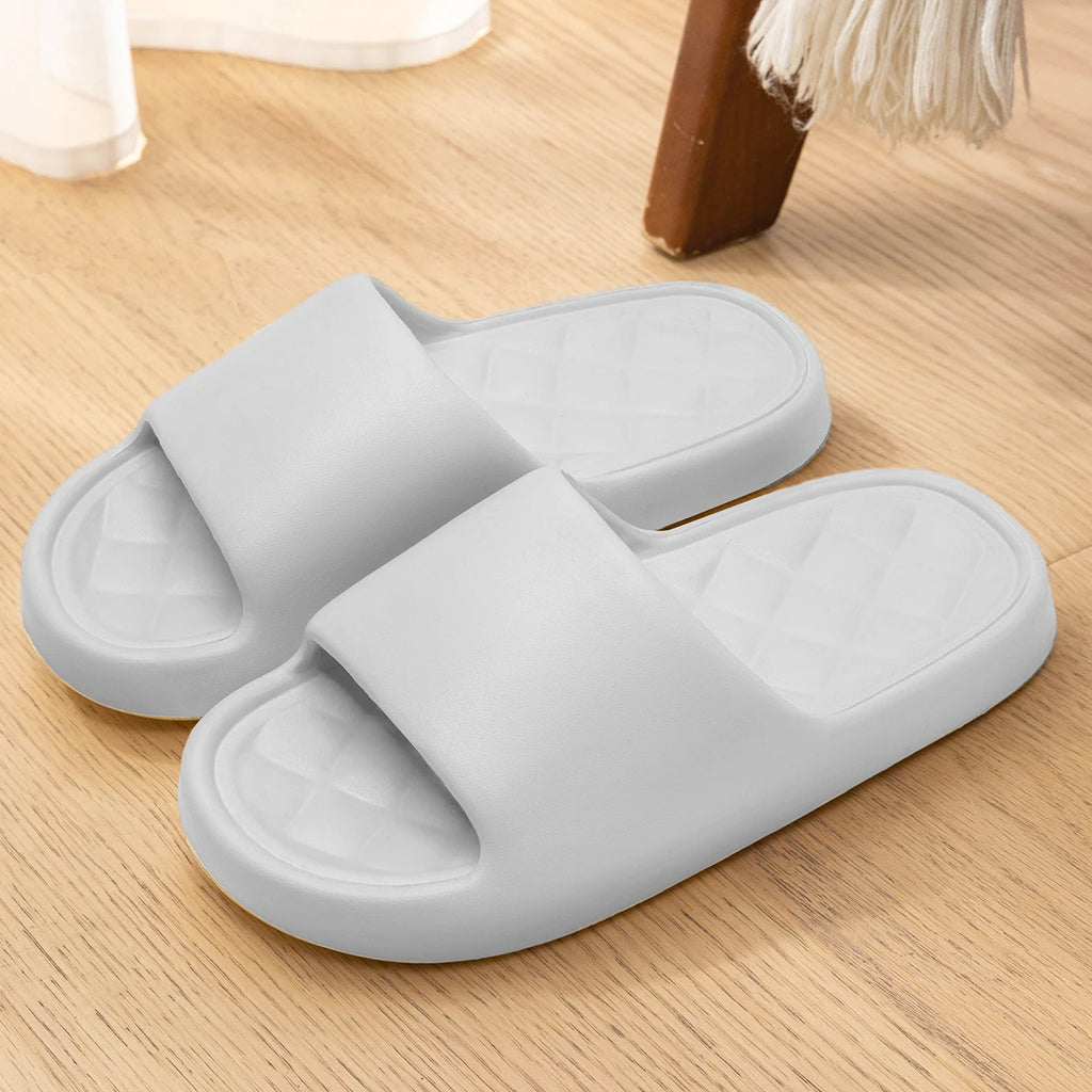 Summer Slippers Soft Non-slip Sole Cloud Sandals for Home Beach Indoor Outdoor