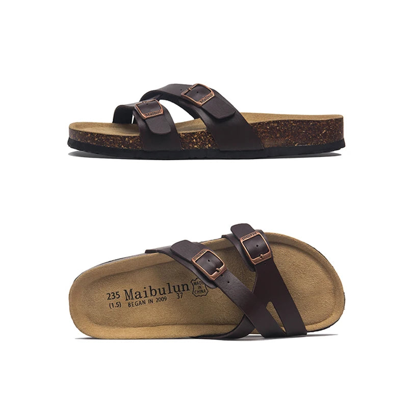 Classic Casual Buckle Comfortable Breathable Slippers