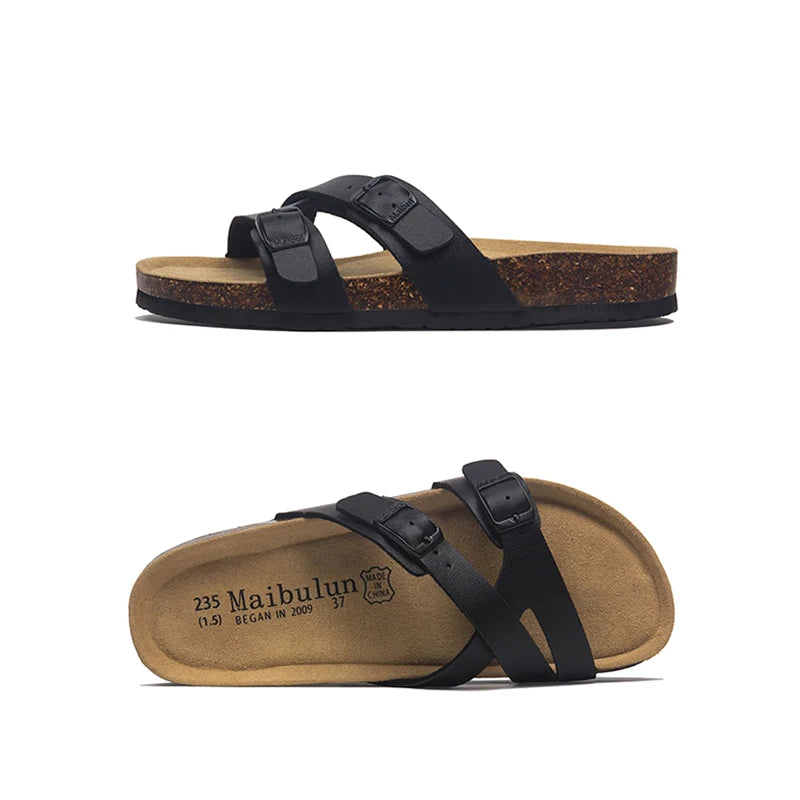 Classic Casual Buckle Comfortable Breathable Slippers