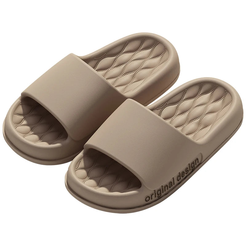 Summer Slippers Soft Non-slip Sole Cloud Sandals for Home Beach Indoor Outdoor