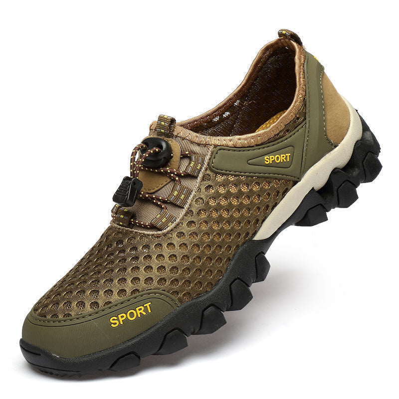 Men's Summer Lightweight Breathable Mesh Hiking Wading Shoes Teemdrop