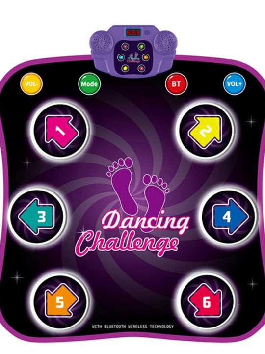 LED Bluetooth Rechargeable Dance Mat with Music
