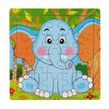 Wooden Cartoon Puzzle Educational Toys