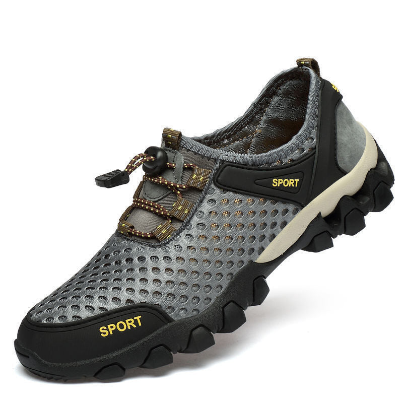 Men's Summer Lightweight Breathable Mesh Hiking Wading Shoes Teemdrop