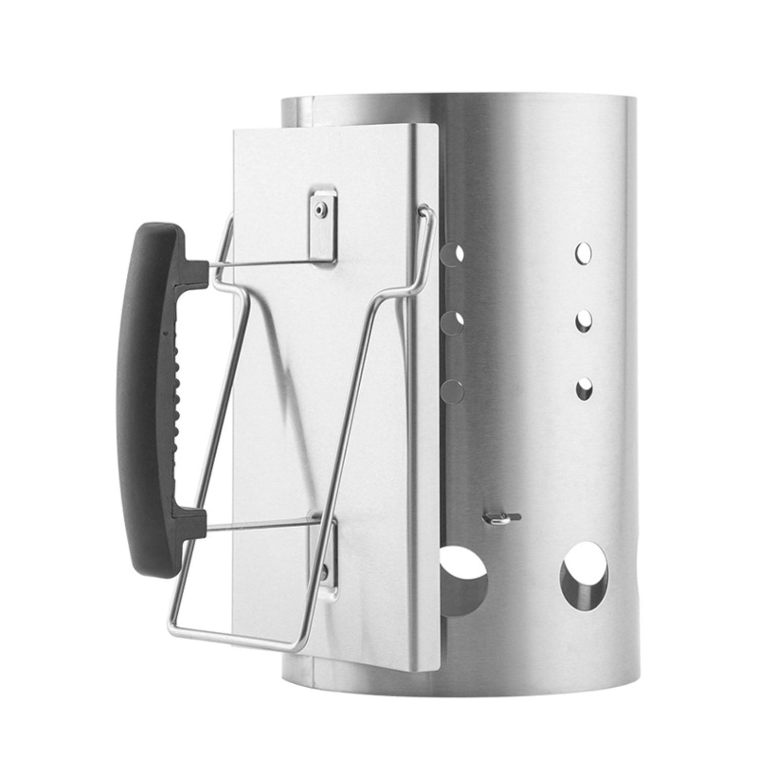 Portable Stainless Steel Fire Bucket for Outdoor BBQ